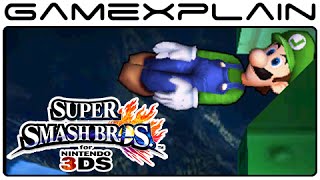 Luigi Easter Egg in Super Smash Bros. 3DS (Green Missile)