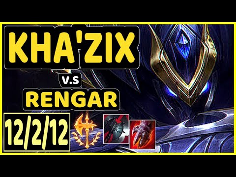 HY0G4 (KHA'ZIX) vs RENGAR - 12/2/12 KDA JUNGLE CHALLENGER GAMEPLAY - BR
