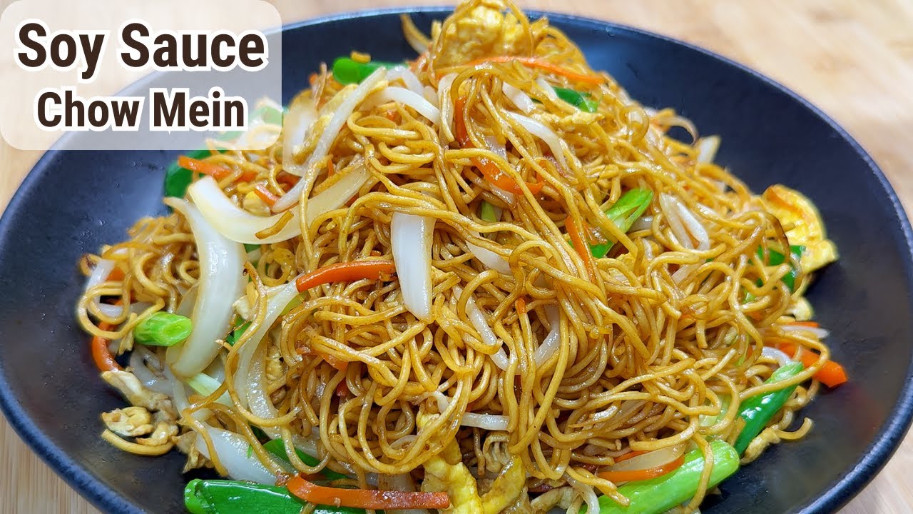 Cantonese Soy Sauce Chow Mein Recipe | Easy Noodle Recipe | Dinner Recipes | Chinese Cooking