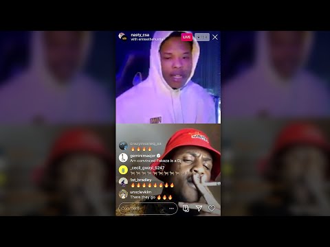 Emtee Vs Nasty C | IG Live Battle (FULL - All Songs) Who Won?