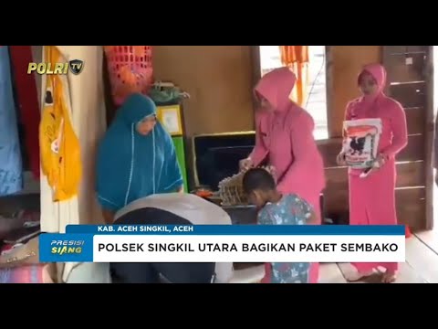 POLSEK SINGKIL UTARA MENGGELAR BAKTI SOSIAL