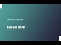 Filtering Issues In Mantis