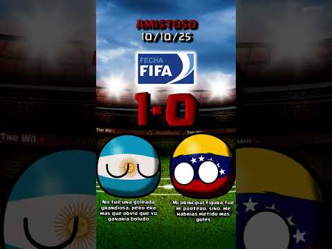 ARGENTINA vs VENEZUELA| AMISTOSO #countryballs