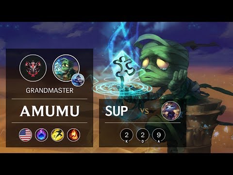 Amumu Support vs Yuumi - NA Grandmaster Patch 9.19