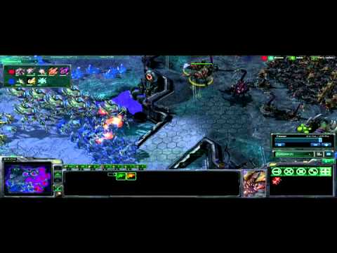 starcraft 2 commentary 1v1 PvZ Idra vs Huk part 1 of 2