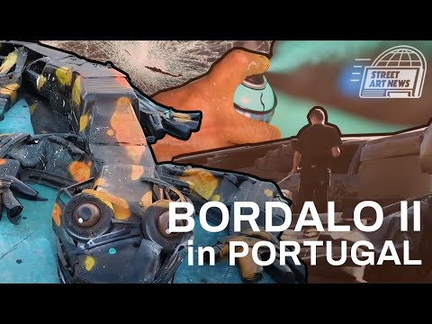 Bordalo II - Making Of "Salamander" in Portugal
