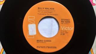 Word Games , Billy Walker , 1975