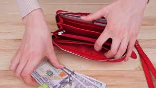 Жіночий клатч ST Leather 18931 червоний