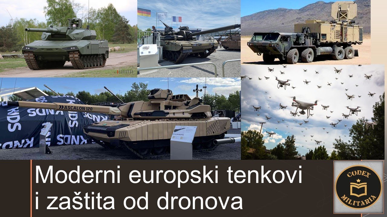 Moderni europski tenkovi i obrana od dronova