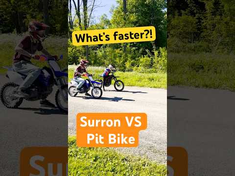 Beschleunigungsrennen!! Surron Light Bee S VS Yamaha TTR110. Wer ist schneller?