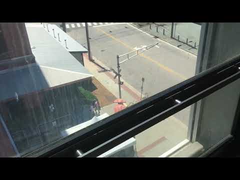 OTIS Series 1 Scenic Elevators at American Tobacco South Parking Deck Downtown Durham, NC