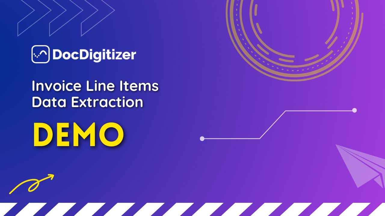 Invoice Line Items Extraction with DocDigitizer's API