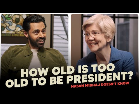 I asked Senator Warren if the President is TOO OLD?