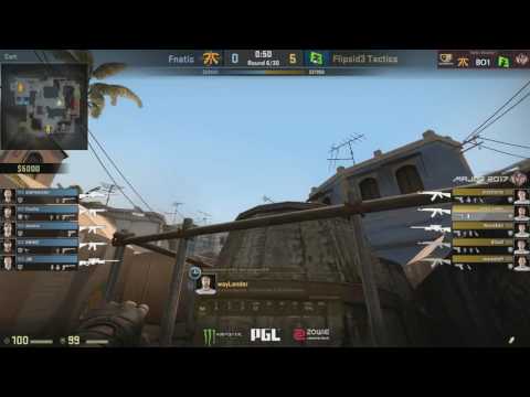 Fnatic vs Flipsid3 - de_mirage - PGL Major Kraków 2017