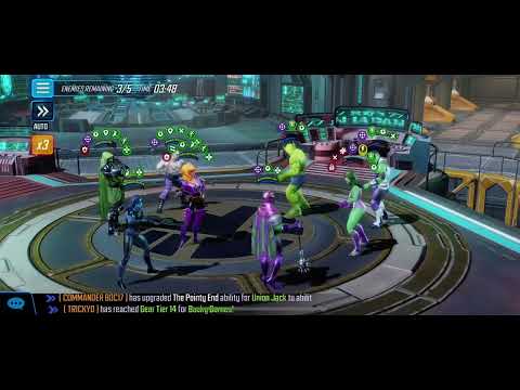MSF- War practice - MoE/Doom one shot vs Gamma 190k punch up