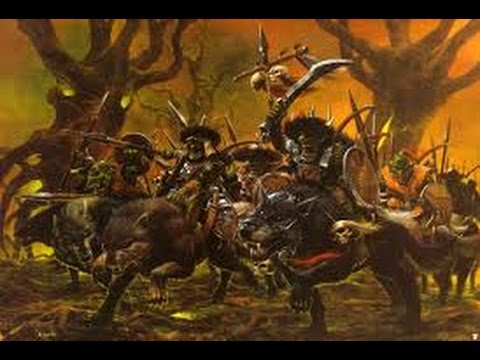 Total War Warhammer- Goblin Wolf Riders.