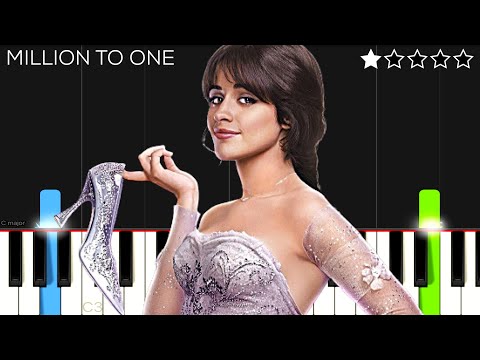 Camila Cabello - Million To One (Cinderella 2021) | EASY Piano Tutorial