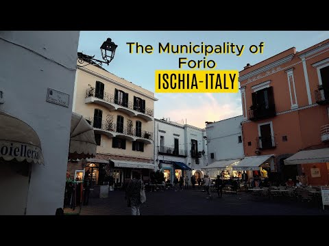 [4K] Walking in Forio, Ischia - Italy.