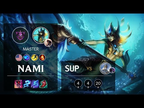 Nami Support vs Galio - NA Master Patch 11.1