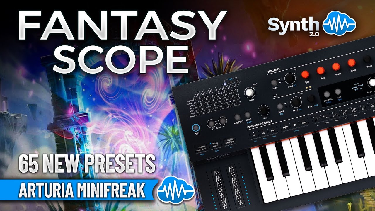 TPL082 - Fantasy Scope - Arturia MiniFreak ( 65 presets ) - Video Preview 1