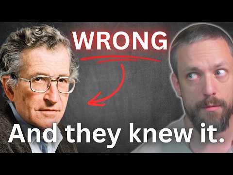 Chomsky was wrong.They taught me a lie.