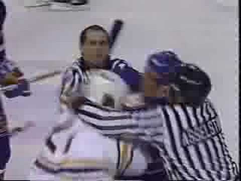 Brad May vs Mark Hardy