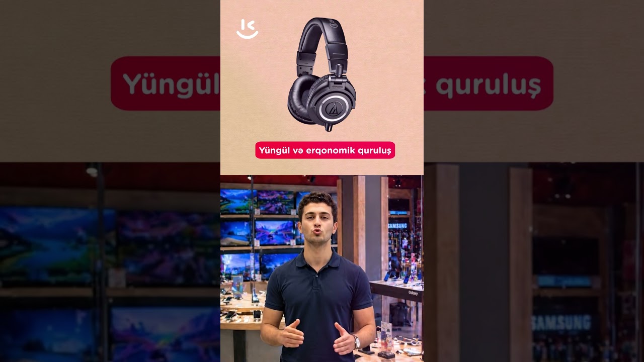 Qulaqlıq Audio-technica ATH-M50X