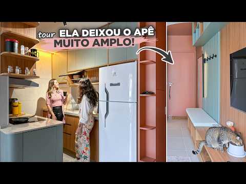 UNMISSABLE TOUR of the COLORFUL 42M² APARTMENT that is SUPER SPACIOUS | Gaby Garcia