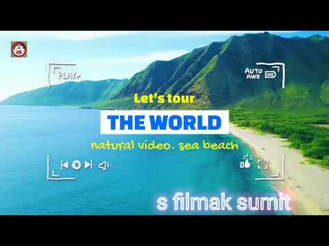 Natural video. Sea Beach. s filmak sumit.