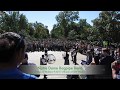 Notre Dame Bagpipe Band performs Rakes of Mallow 9-30-17 (Miami of OH Week)