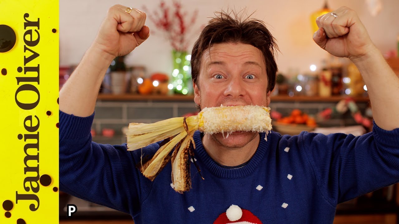 Mexican cheesy corn on the cob: Jamie Oliver
