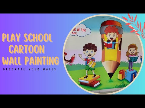 Play school wall painting service