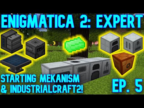 Starting Mekanism and IndustrialCraft 2! | Minecraft: E2E ep.5