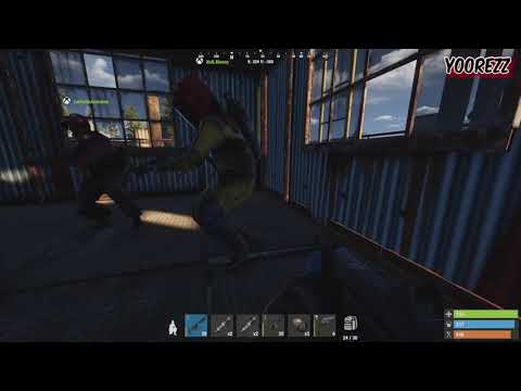 Rust Console Edition - STEALIN HELI LOOT n ZERG PINCH AT AIRFIELD!!