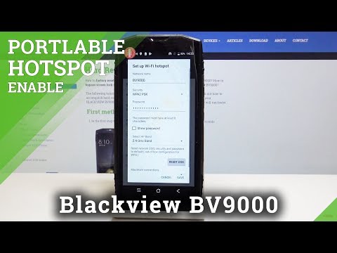 How to Activate Portable Hotspot in Blackview BV9000 – Network Sharing