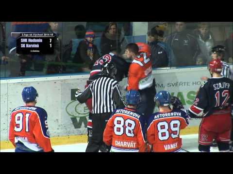 Hockey Fight: Michal Zezula vs. David Hoďa