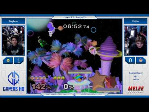 GHQ Weekly [2/12/17] - Dayhun (Zelda) vs. Zepto (Ice Climbers) - SSBM - Losers R2