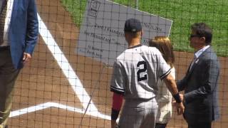The Milwaukee Brewers honor Derek Jeter
