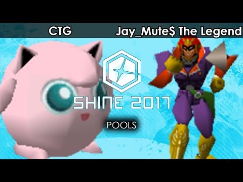 Shine 2017: RE$T | CTG (Jigglypuff) V Jay_Mute$ The Legend (Falcon) - Smash 64 | Pools