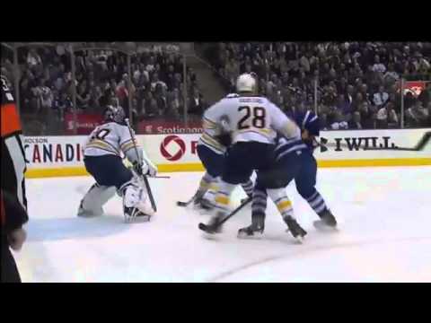 Sabres @ Leafs - David Steckel Goal