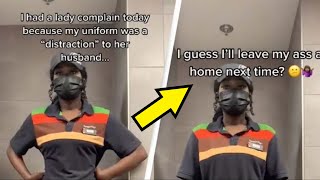 Woman Complained To Burger King Worker That Her Uniform Was A ‘Distraction’ To Her Husband!