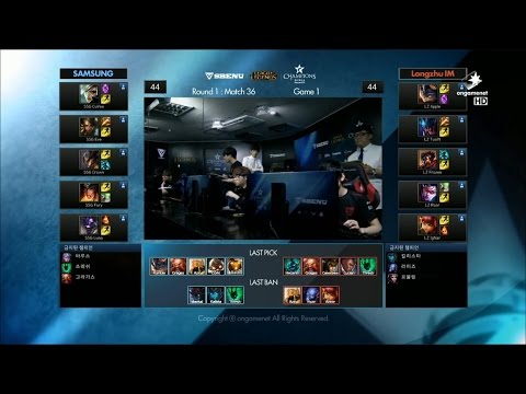 SSG vs LZ Game 1 Highlights - SAMSUNG GALAXY vs LONGZHU IM - Week 5 LCK Champions Korea Summer 2015