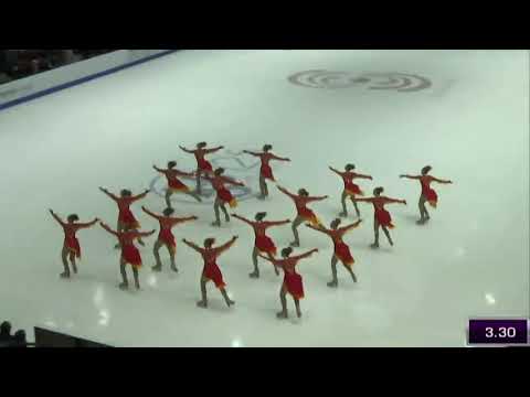 2017 WJSSC Team Russia 2 FP   ISU World Junior Synchronized Skating Championships
