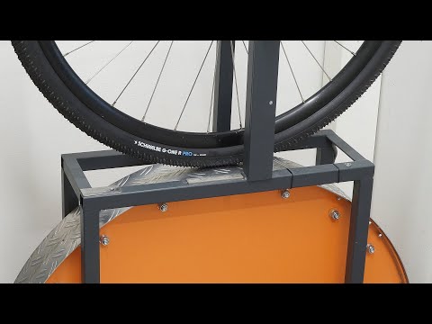 Schwalbe G-One R Pro 40 mm Rolling Resistance Test (spin up video)