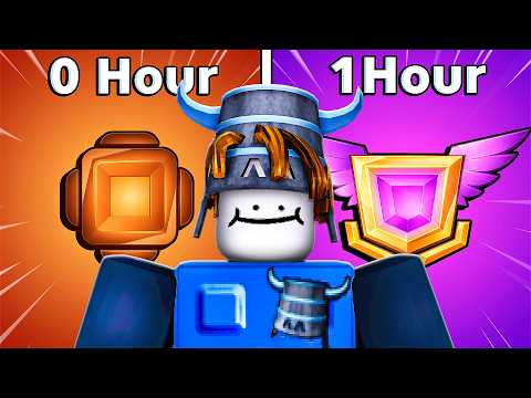How Much Can I RANK UP in 1 HOUR in Roblox Rivals?