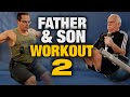 Bodybuilding With My Dad! (FOLLOW-ALONG FATHER AND SON WORKOUT)