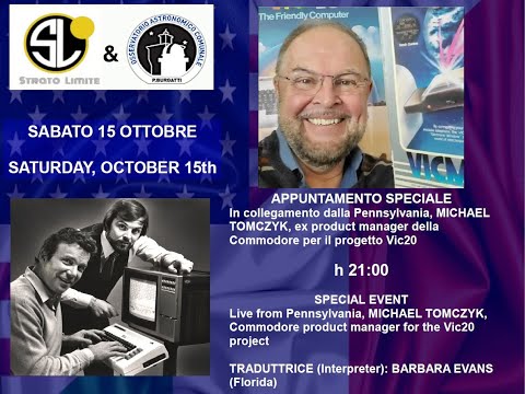 Live with Michael Tomczyk, the Vic20 Product Manager