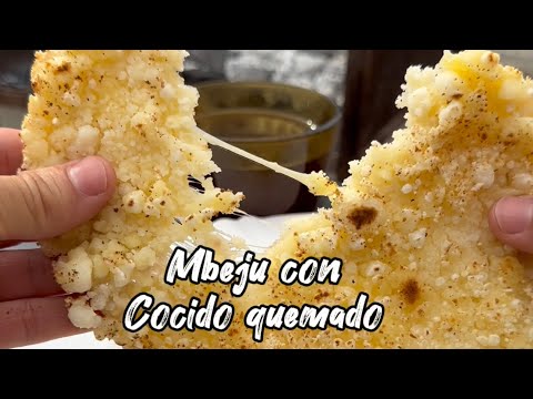 Mbeju y cocido quemado casero☕️🫓😍😘😋