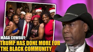 MAGA COWBOY-  TRUMP DONE MORE FOR BLACKS THAN YOUR BLACK JESUS OBAMA DID HIS WHOLE 8 YEARS