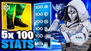 This INSANE Stasis Hunter Build Gives You 5x Tier 100 Stats!